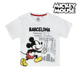 Camiseta de Manga Corta Infantil Barcelona Mickey Mouse 73489
