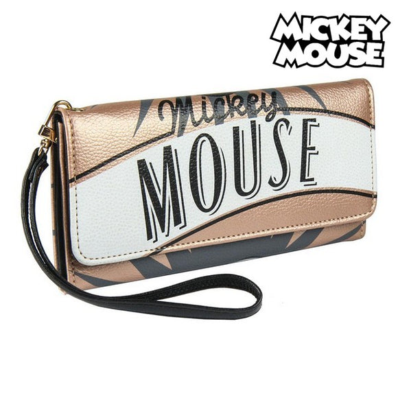 Cartera Mickey Mouse Tarjetero Dorado 70684