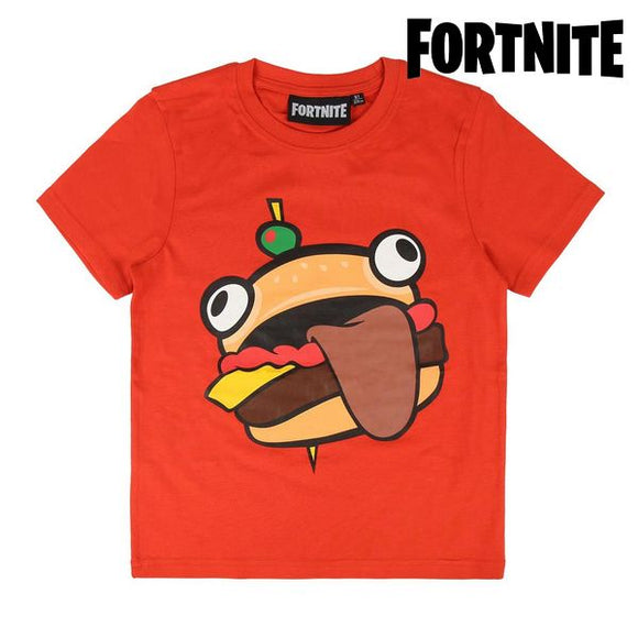 Camiseta de Manga Corta Niño Fortnite 75060 Rojo