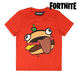 Camiseta de Manga Corta Niño Fortnite 75060 Rojo