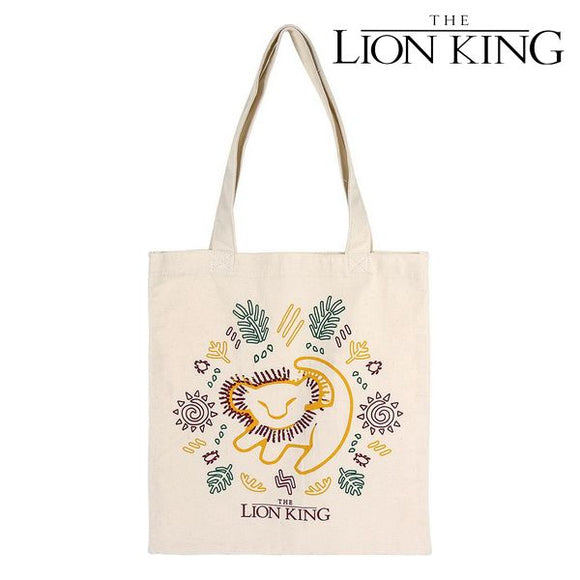 Bolsa Multiusos The Lion King 72894 Blanco Algodón
