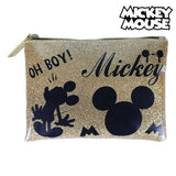 Neceser Mickey Mouse Dorado Negro (2 Pcs)