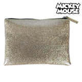 Neceser Mickey Mouse Dorado Negro (2 Pcs)