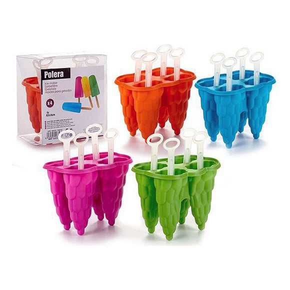 Molde para Helados 4 Compartimentos