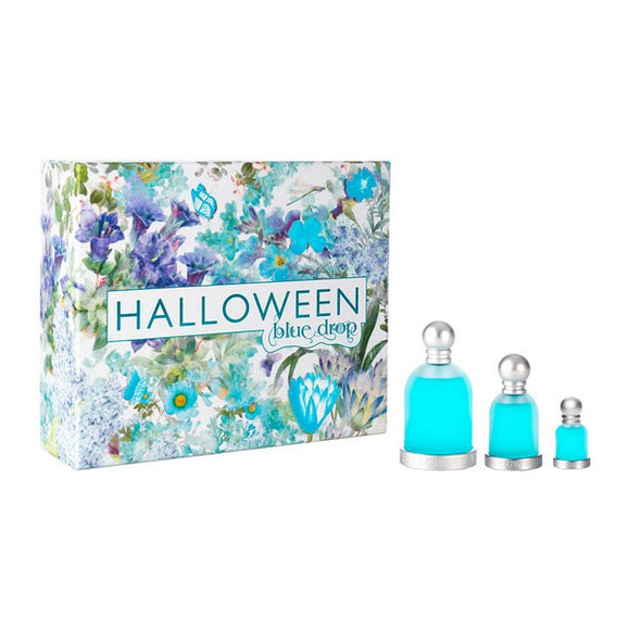 Set de Perfume Hombre Halloween Blue Drop Jesus Del Pozo EDT (3 pcs)