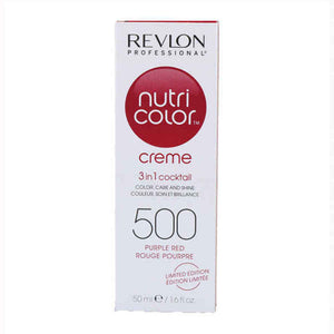Tinte Permanente Nutri Color Revlon 500 Rojo Morado (50 ml)