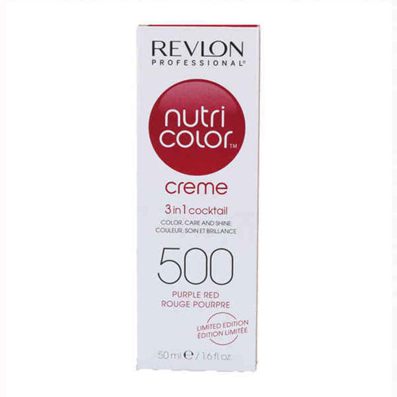 Tinte Permanente Nutri Color Revlon 500 Rojo Morado (50 ml)