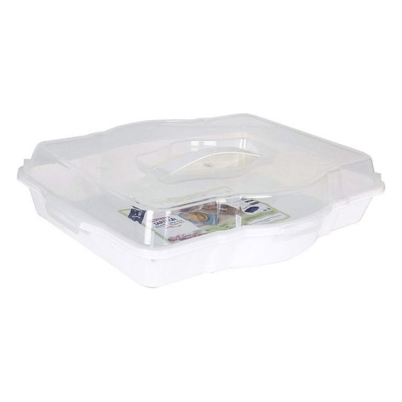 Tartera Privilege Rectangular Blanco (45 X 34 x 10 cm)