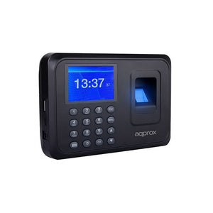 Sistema de Control de Acceso Biométrico approx! appATTENDANCE01 2,4" TFT USB Negro