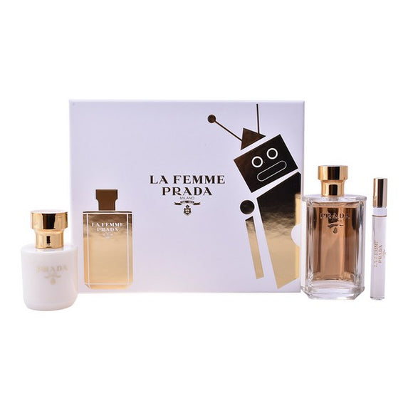 Set de Perfume Mujer La Femme Prada (3 pcs)