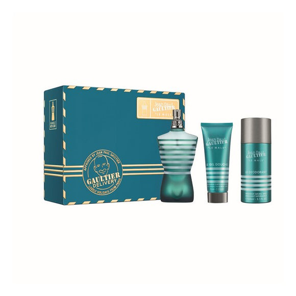 Set de Perfume Hombre Le Male Jean Paul Gaultier EDT (3 pcs)