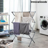 Tendedero Metálico Plegable y Extensible con 3 Alturas Cloxy InnovaGoods (11 Barras)