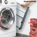 Tendedero Metálico Plegable y Extensible con 3 Alturas Cloxy InnovaGoods (11 Barras)