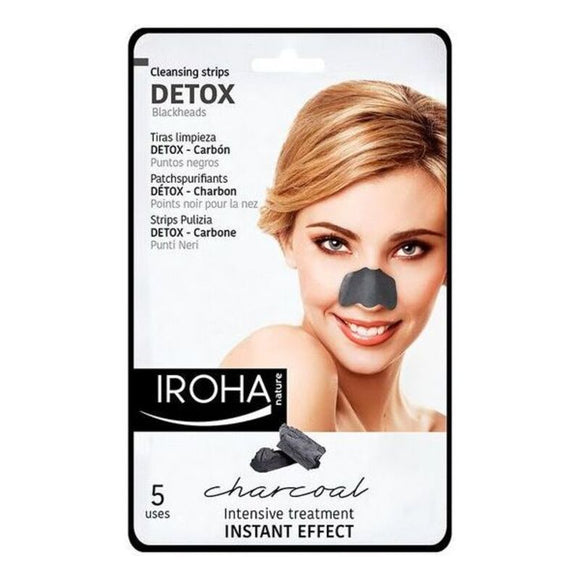 Limpiador Facial Detox Charcoal Black Iroha (5 uds)