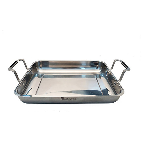 Molde para Horno Masterpro Acero Inoxidable Plateado (35,4 x 25,6 x 5,6 cm)