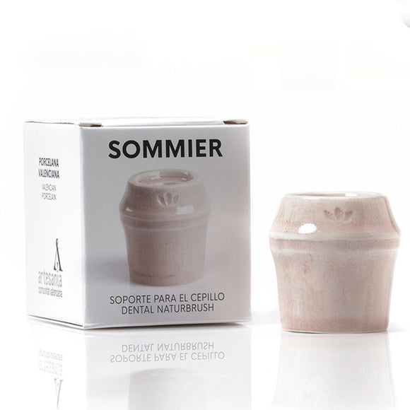 Soporte para Cepillo de Dientes Naturbrush Sommier Rosa