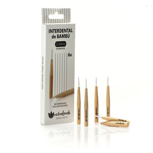 Cepillo de Dientes Interdental Naturbrush 0.60 mm Bambú (6 pcs)