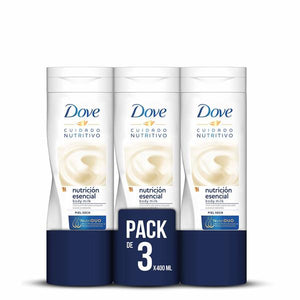 Loción Corporal Dove Bodymilk (400 ml x 3) (Reacondicionado A+)