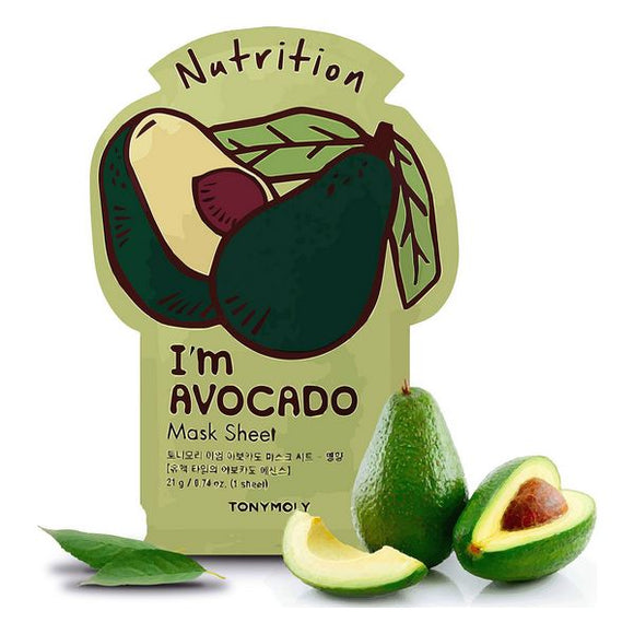 Mascarilla Facial I'm Real Avocado TonyMoly (21 g)