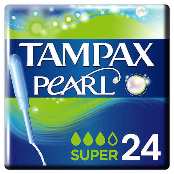 Pack de Tampones Pearl Super Tampax (24 uds) (Reacondicionado A+)