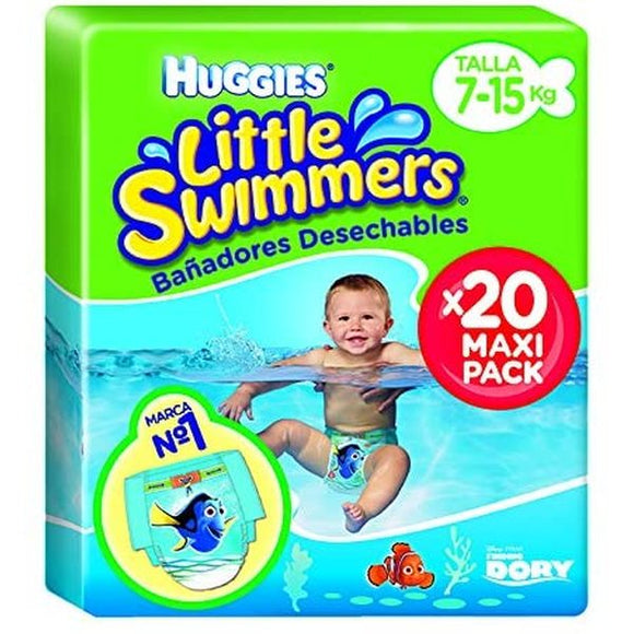 Pañales Desechables Little Swimmers Huggies (20 pcs) (Reacondicionado A+)