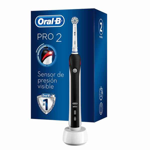 Cepillo de Dientes Eléctrico Oral-B PRO 2 2000S Negro (Reacondicionado A+)