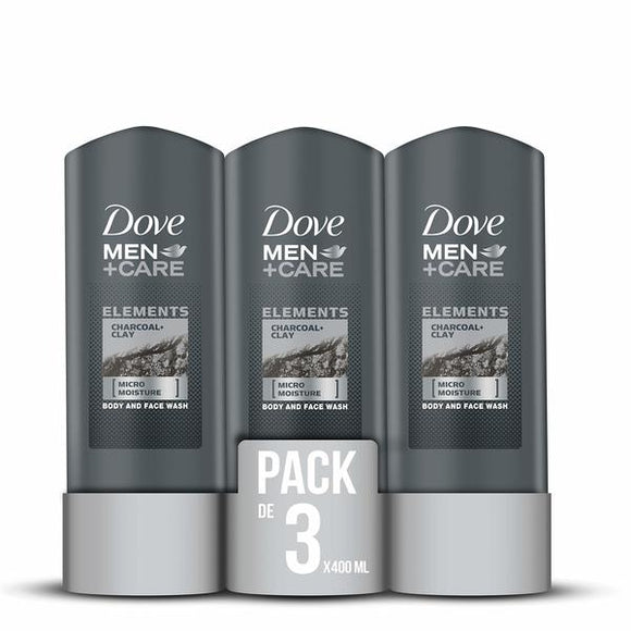Gel de Ducha Charocal Clay Dove (3 x 400 ml) (Reacondicionado A+)