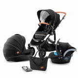 Carro de Paseo para Bebé 3 in 1 Kinderkraft KKWPRIMBLK0300 (Reacondicionado B)