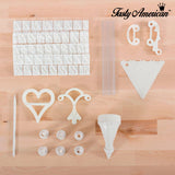 Kit de Decoración de Tartas Tasty American (100 piezas)