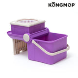 Fregona Giratoria y Cubo Plegable Sin Pedal Kong Mop