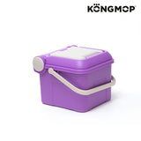 Fregona Giratoria y Cubo Plegable Sin Pedal Kong Mop