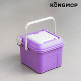 Fregona Giratoria y Cubo Plegable Sin Pedal Kong Mop