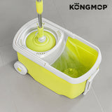 Fregona Giratoria y Cubo con Ruedas Kong Mop
