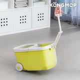 Fregona Giratoria y Cubo con Ruedas Kong Mop