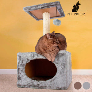Rascador para Gatos con Casita Pet Prior