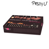 Set de 24 Pinceles de Maquillaje Pretty U