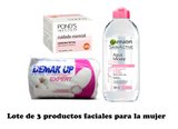 Lote de 3 productos faciales para la mujer ( escogidos por Merce)
