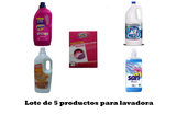 Lote de 5 productos para lavadora (escogidos por Merce).