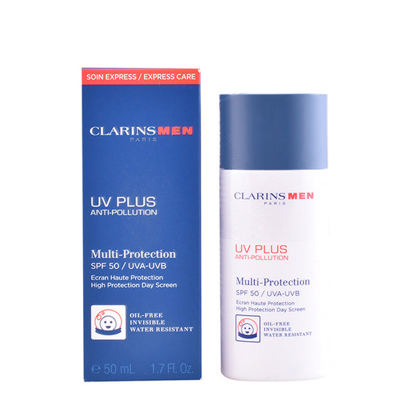 Protector Solar Facial Men Uv Plus Clarins (50 ml)