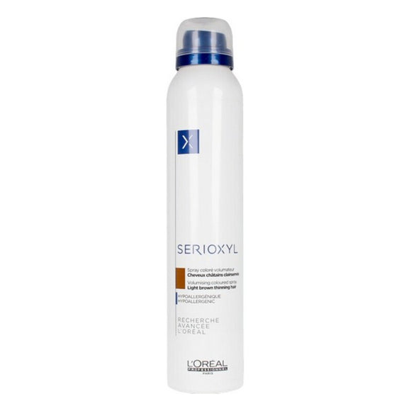 Spray para Dar Volumen con Color Serioxyl L'Oreal Expert Professionnel Light Brown (200 ml)