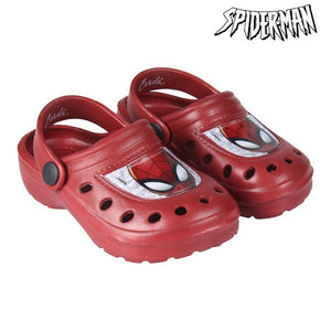Zuecos de Playa Spiderman Rojo