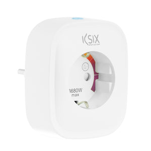 Enchufe Inteligente KSIX Smart Energy Slim WIFI 250V Blanco