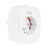 Enchufe Inteligente KSIX Smart Energy Slim WIFI 250V Blanco