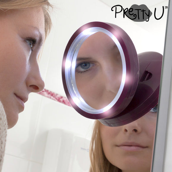 Espejo de Aumento con LED Pretty U