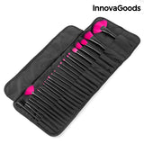 Set de Pinceles y Brochas de Maquillaje InnovaGoods (25 Piezas)