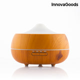 Humidificador Difusor de Aromas LED Wooden-Effect InnovaGoods