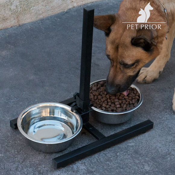 Comedero para Perros Doble Regulable Pet Prior