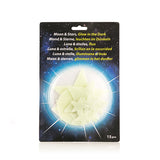 Luna y Estrellas Fluorescentes Universe (15 Piezas)