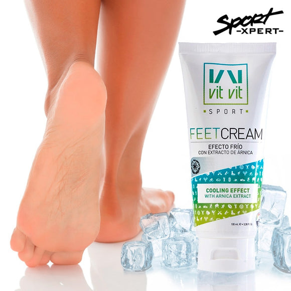 Crema para Pies con Efecto Frío para Deportistas