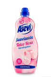 Asevi suavizante concentrado en sus gamas azul y rosa